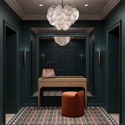 Потолочный плинтус под покраску Cosca Decor KX055 2000×145×147