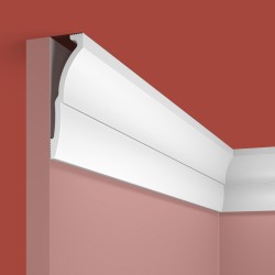 Потолочный плинтус под покраску Cosca Decor KX058 2000×30×91