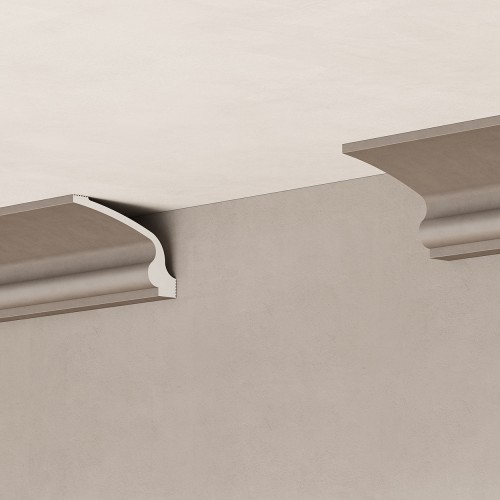 Потолочный плинтус под покраску Cosca Decor KX066 2000×60×90