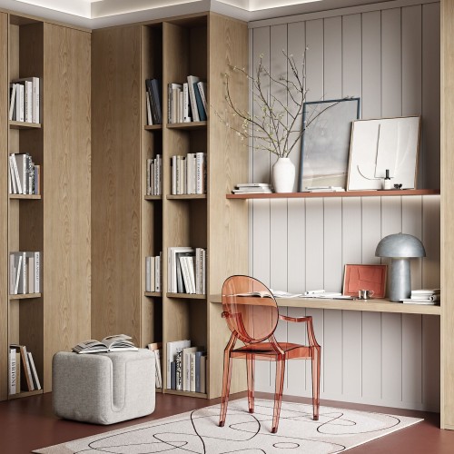 Потолочный плинтус под покраску Cosca Decor KX072 с подсветкой 2000×33×75