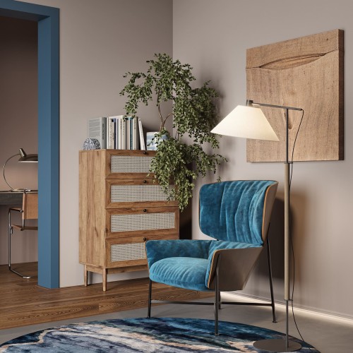 Микроплинтус под покраску Cosca Decor Экополимер PL015 2000×10×21