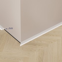 Микроплинтус под покраску Cosca Decor Экополимер PL015 2000×10×21