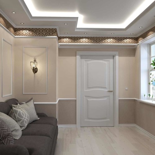 Плинтус под покраску Cosca Decor Экополимер PX002 2000×79×13