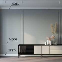 Плинтус под покраску Cosca Decor Экополимер PX005 2000×108×12
