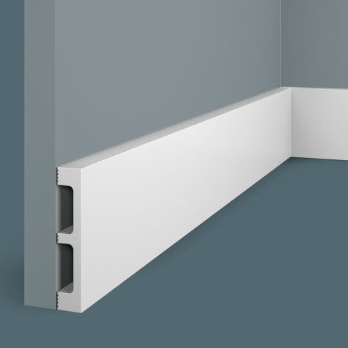 Плинтус под покраску Cosca Decor Экополимер PX048 2000×80×15