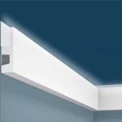 Плинтус под покраску с подсветкой Cosca Decor Экополимер PX051 2000×60×19