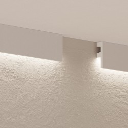 Плинтус под покраску с подсветкой Cosca Decor Экополимер PX051 2000×60×19