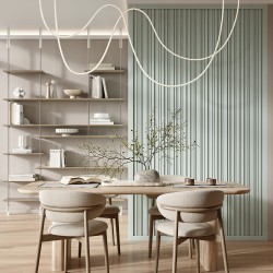 Плинтус под покраску с подсветкой Cosca Decor Экополимер PX051 2000×60×19