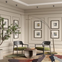 Плинтус под покраску с подсветкой Cosca Decor Экополимер PX059 2000×80×12