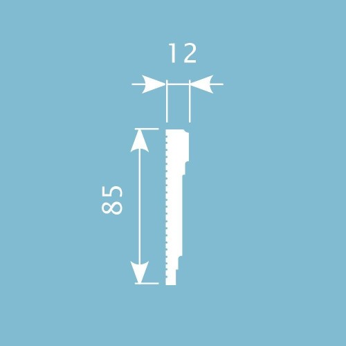 Молдинг под покраску Cosca Decor MX028 2000×85×12