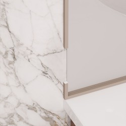 Рейка декоративная под покраску Cosca Decor RX013 2000×7×7