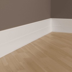 Плинтус под покраску Европласт 1.53.105 2000×160×25