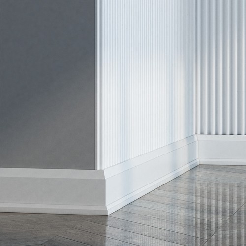 Плинтус под покраску Европласт 1.53.807 2000×160×53