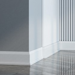 Плинтус под покраску Европласт 1.53.807 2000×160×53