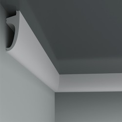 Плинтус под покраску с подсветкой Европласт 6.53.701 2000×90×31