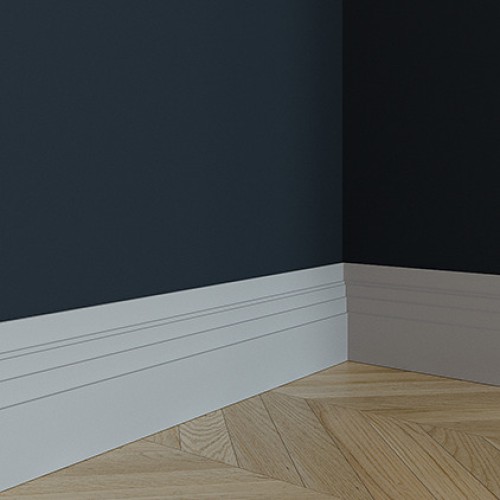 Плинтус под покраску Европласт 6.53.802 2000×160×25