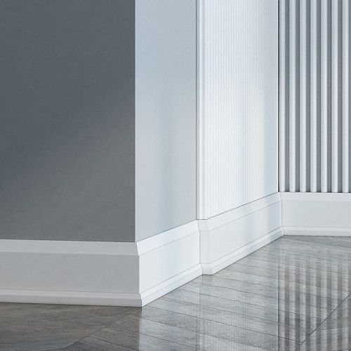 Плинтус под покраску Европласт 6.53.808 2000×160×23