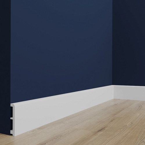 Плинтус под покраску Европласт 6.53.124 2000×100×18