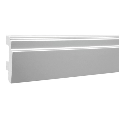 Плинтус под покраску гибкий Европласт 1.53.101 2000×110×27