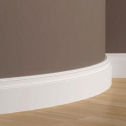 Плинтус под покраску гибкий Европласт 1.53.101 2000×110×27