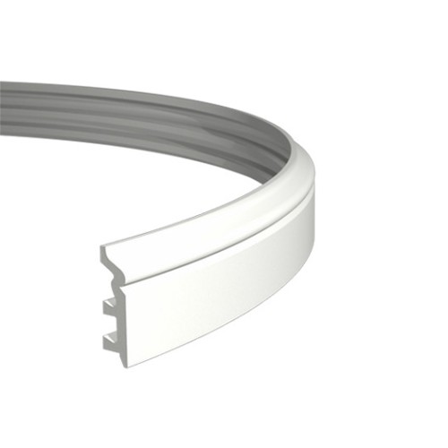 Плинтус под покраску гибкий Европласт 1.53.107 2000×80×22