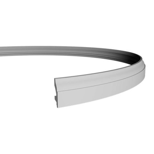 Плинтус под покраску гибкий Европласт 1.53.111 2000×65×20