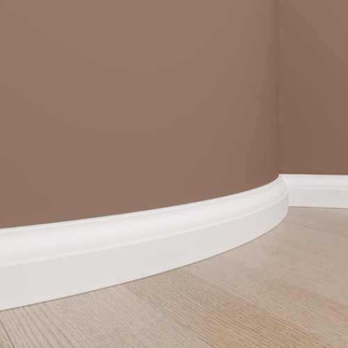 Плинтус под покраску гибкий Европласт 1.53.111 2000×65×20