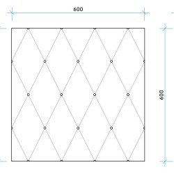 Стеновая панель под покраску Европласт 1.59.004 600×600×19