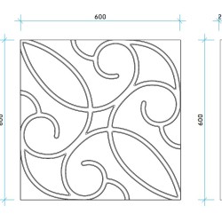 Стеновая панель под покраску Европласт 1.59.005 600×600×20