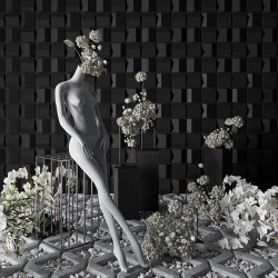 Стеновая панель 3D под покраску Европласт Клавиши 1.59.823 600×600×44