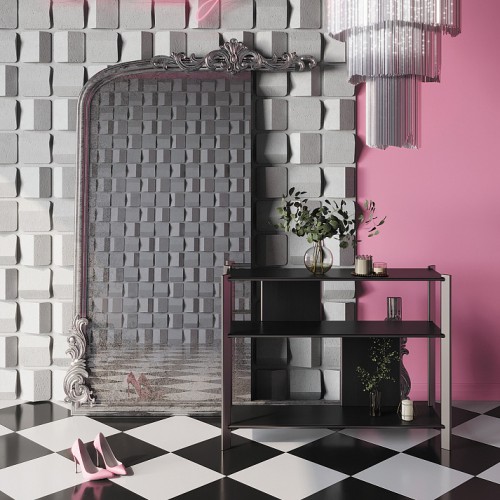 Стеновая панель 3D под покраску Европласт Клавиши 1.59.823 600×600×44