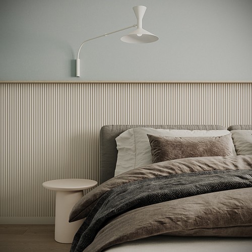 Стеновая панель под покраску Европласт Тюль 6.59.102 2000×240×10