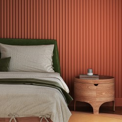 Стеновая панель под покраску Европласт Дорические каннелюры U.6.59.103-280 2800×252×10