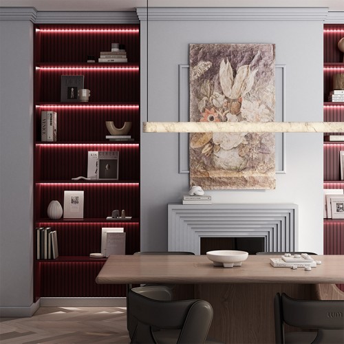 Стеновая панель под покраску Европласт Прямоугольный меандр U.6.59.106 2000×252×10