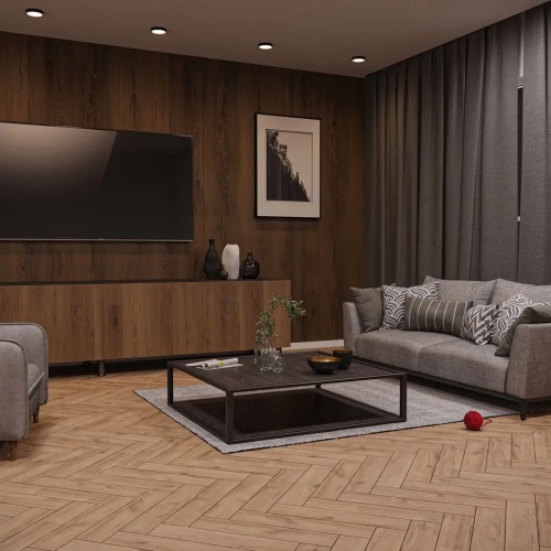 Ламинат My Step Herringbone Manor+ Дуб Гавана венгерская елка MS3410 643×131×10