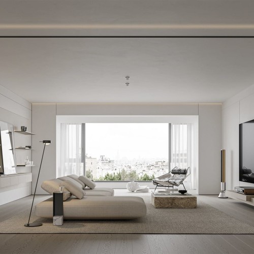 Профиль алюминиевый теневой разделительный Decaro D008A Black черный 3000×10×10