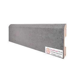 Плинтус МДФ ламинированный TeckWood Бетон Невский 2150×75×16