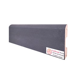 Плинтус МДФ ламинированный TeckWood Бетон Антрацит 2150×75×16