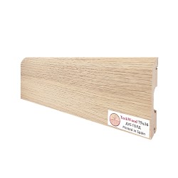 Плинтус МДФ ламинированный TeckWood Дуб Голд 2150×75×16