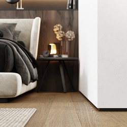 Плинтус алюминиевый теневой Modern Decor RAL 9005 Черный 68-95-78 2500×36,5×16