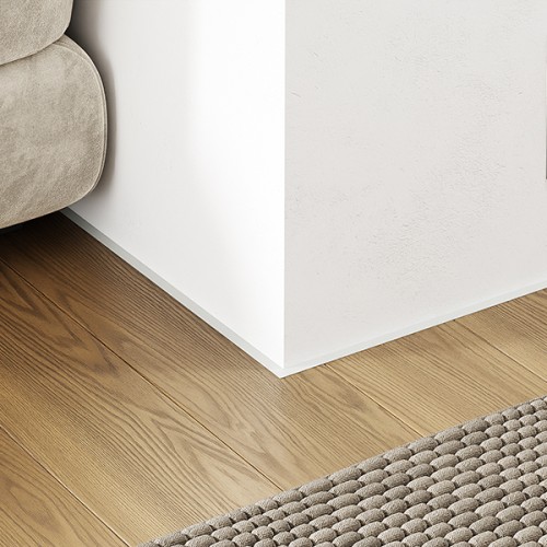 Микроплинтус алюминиевый Modern Decor RAL 9003 Белый 26-55-49 2500×6×11