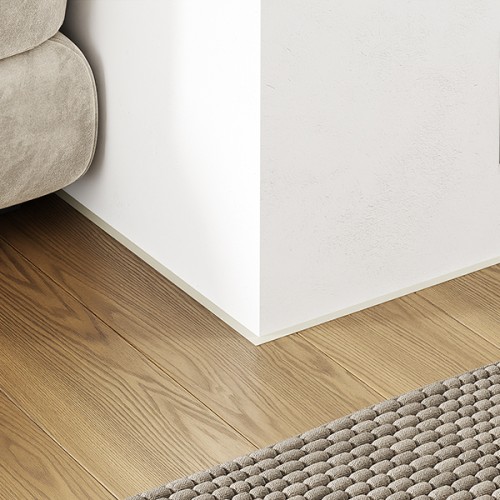 Микроплинтус алюминиевый Modern Decor RAL 9001 Кремово-белый 28-35-47 2500×6×11