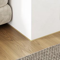 Микроплинтус алюминиевый Modern Decor Шампань 13-29-45 2500×6×11