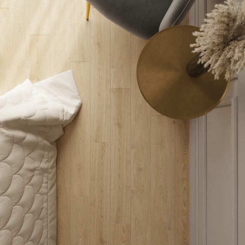 Кварцвиниловый SPC ламинат AlixFloor Natural Line Дуб Бежевый Светлый ALX1550-3 1220×183×5