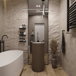 Кварцвиниловый SPC ламинат AlixFloor Natural Line Дуб Табачно-серый ALX3029-6 1220×183×5