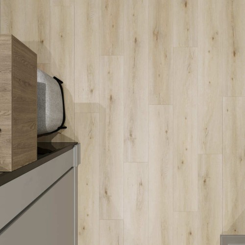 Кварцвиниловый SPC ламинат AlixFloor Natural Line Дуб Скандинавский Светлый ALX3028-7 1220×183×5