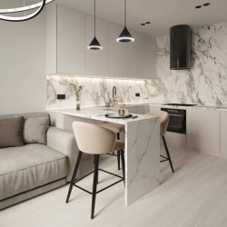 Кварцвиниловый SPC ламинат AlixFloor City Line Дуб Светло-серый ALX1560-4 1220×183×5