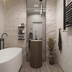 Кварцвиниловый SPC ламинат AlixFloor City Line Дуб Бергамо Серый ALX1071-3 1220×183×5