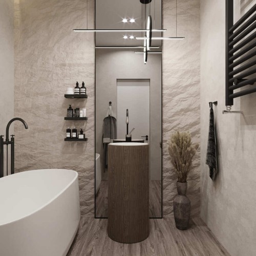 Кварцвиниловый SPC ламинат AlixFloor City Line Дуб Бергамо Серый ALX1071-3 1220×183×5