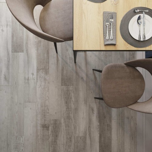 Кварцвиниловый SPC ламинат AlixFloor City Line Дуб Кенийский Светло-Коричневый АLX1065-8 1220×183×5